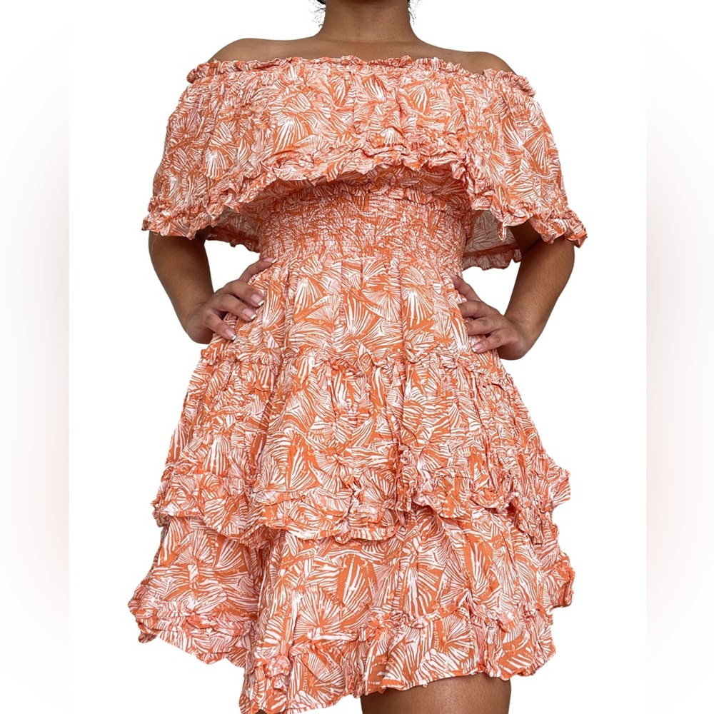 Brand New Off the Shoulder Flowy Dress